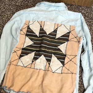 Brand New Gimmicks Button Up Blouse